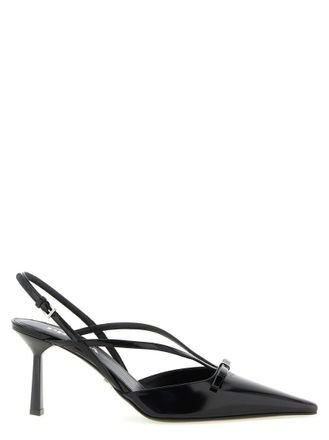 Prada Black Logo Pumps