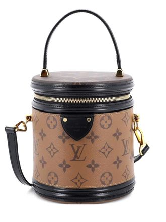 Louis Vuitton Cannes Handbag Reverse Monogram Canvas satchel - Bruin