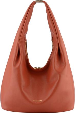 Pourchet Dames, Tassen, Oranje, Maat: ONE Size Leer