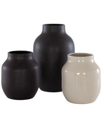 Safavieh Set Of 3 Decorative Ceramic Vases