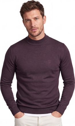 Thomas Maine turtleneck bruin normale fit 100% wol