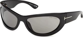 Tom Ford Leona Zonnebril - Dames - Zonnebrillen - Zwart - 62 MM - Accessoires