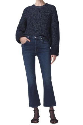 Citizens Of Humanity Isola Cropped Boot Jean In Baltic