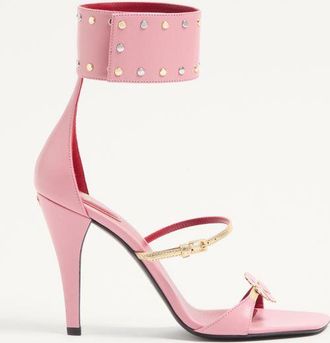 Valentino Garavani Kidskin Cuffie Sandal 100Mm Wo