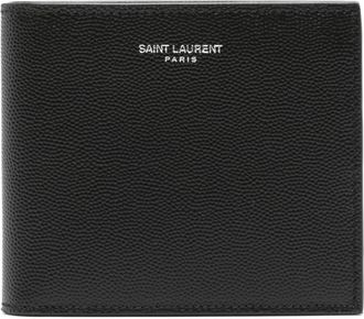 Saint Laurent Black Logo Wallet
