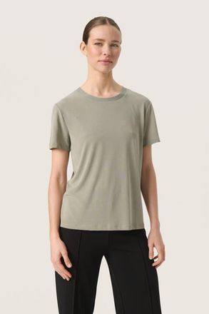 Soaked In Luxury Columbine Short Sleeve T-Shirt in Shadow at Nordstrom, Size Xx-Large