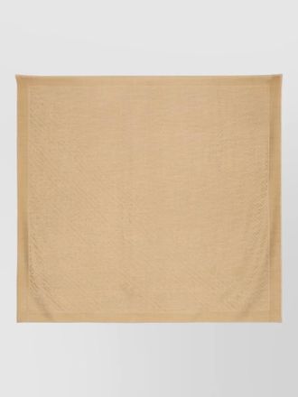 Fendi silk blend jacquard scarf