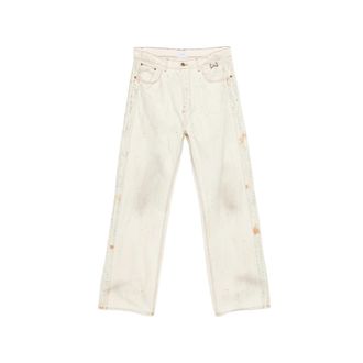 Rhude Distressed Straight Jeans