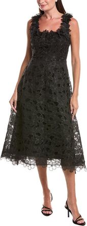 Teri Jon by Rickie Freeman Teri Jon By Rickie Freeman Organza Lace 3D A-Line Dress
