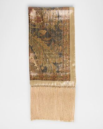 Valentino Garavani Paisley-Print Silk Scarf