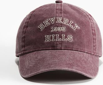 H&M Twillcap mit Motivstickerei - Red