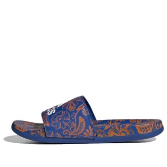 adidas (WMNS) adidas Adilette Comfort Slide Floral Royal Blue IE4966