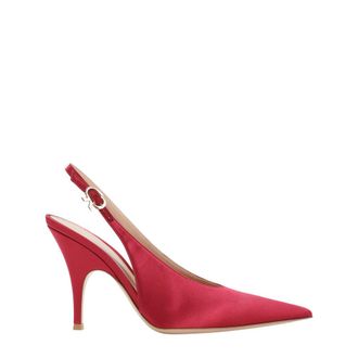 Gianvito Rossi Red Sofia Pumps