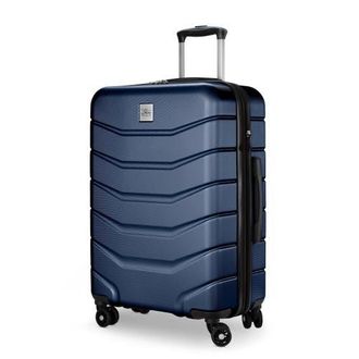 Skyway Silverton Hardside Expandable 24 Medium Checked Luggage in Watercolor Blue at Nordstrom