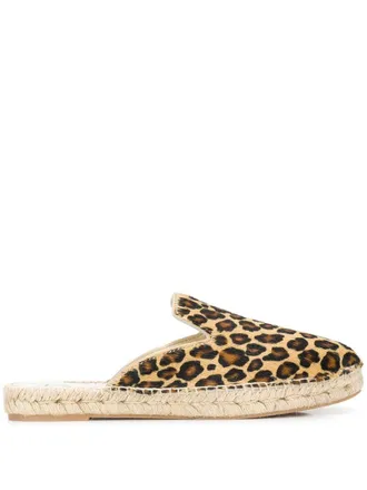 Manebì flat espadrilles - women - Calf Hair/Jute/Calf Leather/Rubber - 36 - Brown