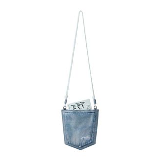Maison Margiela Denim Pocket Bag - female - MM6 Maison Margiela - Cross Body Bags - Blue - ONE SIZE - Bags
