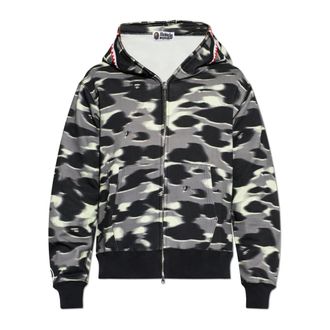 A Bathing Ape Zip-throughs, male, Black, Size: XL Zip-up Hoodie
