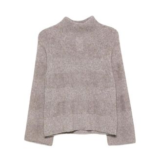 Emporio Armani Wool Blend Jumper - Dames - Truien - Grijs - Maat: S Wol