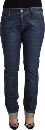Acht Cotton Slim Fit Folded Hem Womens Jeans