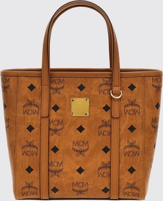 MCM Borsa a spalla in pelle sintetica logata Mcm