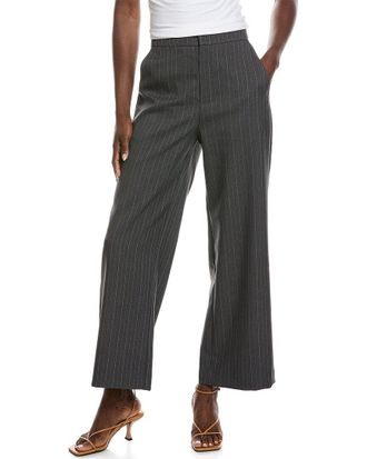 Gracia Elastic Back Straight Fit Casual Pant