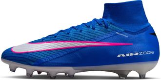 Nike Mens Mercurial Superfly 10 Elite Artificial-Grass High-Top Soccer Cleats in Blue | FQ8339-446