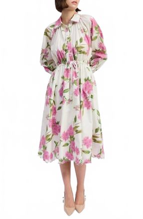 En Saison Esther Midi Shirt Dress In Floral