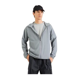 Nike Form Mens Dri-FIT Hooded Versatile Jacket with Sweat-Wicking Technology Hoodie - Heren - Sport - Grijs - Maat: L Poliester