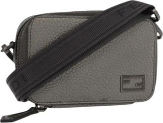 Fendi Pre-owned Vintage Schoudertas - Dames - Vintage Schoudertas - Zwart - ONE Size - Leer - Vintage