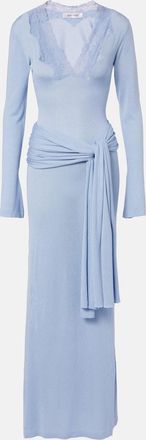 Aya Muse Vestido largo con encaje