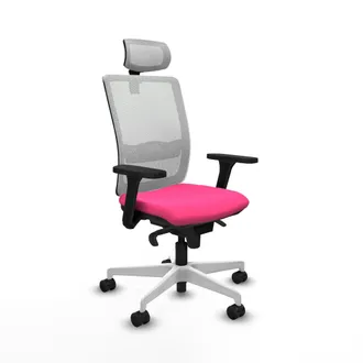 Piqueras y Crespo Sedia Da Ufficio Piqueras Y Crespo Haches Sincro Bianco Schiuma