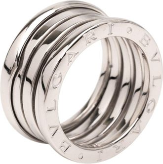 Bulgari White Gold White Gold (18K) Band Ring (Pre-Owned)
