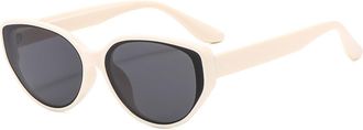 Generic Mens Vacation Outdoor Sunglasses Women Commuter Driving Sports Sun Glasses(Beige)