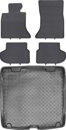 OEM Juego De Alfombrillas De Goma Para Coche Y Alfombrilla Para Maletero Para Bmw Serie 5 F11 Estate (2013-2017)