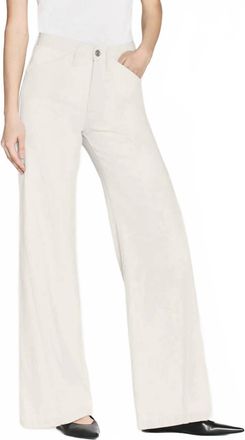 Frame Denim Le Baggy Palazzo Jeans In Natural Clean