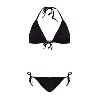 Balmain Bikinis, female, Black, Size: 2XS Two-piece Swimsuit
