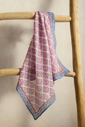 Terrain Embroidered Print Bandana