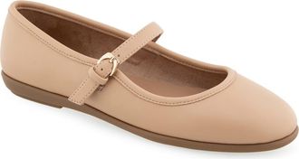 Aerosoles Baylee Mesh Mary Jane Flat in Beige Bisque Faux Leather at Nordstrom Rack, Size 6.5