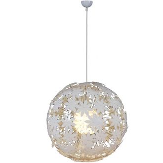N&auml;ve Naeve Flowery Meadow L&aacute;mpara De Techo Colgante Esf&eacute;rica Blanca 1xe27