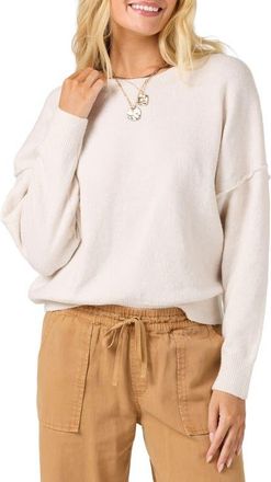 O'Neill Kari Crewneck Sweater in Tofu at Nordstrom, Size Xx-Large