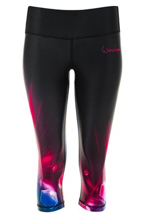 Winshape Leggings WINSHAPE AEL202-COSMIC, Damen, Gr. XXL, Normalgr&ouml;ssen, schwarz (cosmic), 80% Polyester, 20% Elasthan, Hosen Leggings, Capri-Leggings mit Anti