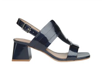 Regarde le ciel Womens Amalia Heels In Navy Patent