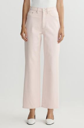 DL1961 Karmine Refined Wide Leg High Waist Ankle Jeans in Ballet at Nordstrom, Size 24P