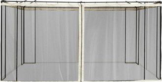 OEM Paneles Laterales Para Carpa De Jard&iacute;n, Protecci&oacute;n Contra Insectos, F&aacute;cil Instalaci&oacute;n, Color Negro