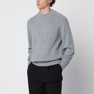 Extreme Cashmere Grey N&deg;123 Bourgeois sweater in cashmere