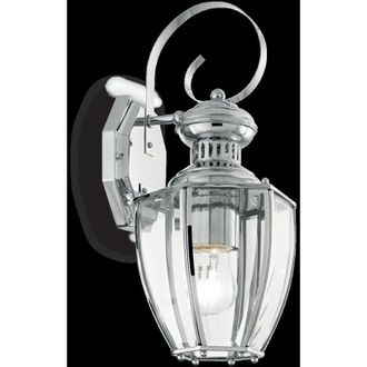 Dmora Aplique De Pared Rudiano, Material En Metal, Estructura De Vidrio, Plata