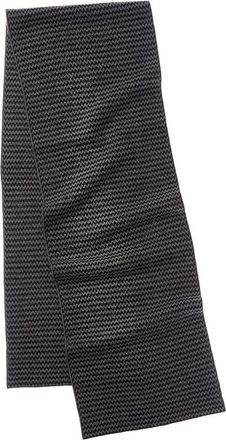 Portolano Knit Zigzag Cashmere Blend Scarf