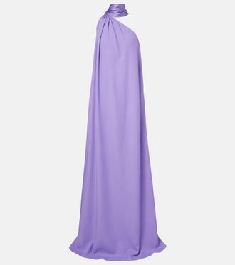 Taller Marmo Astor cr&ecirc;pe cady gown