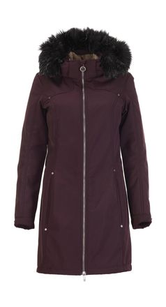 Killtec Softshellparka KILLTEC Solona, Damen, Gr. 38, lila (aubergine), 100% Polyester, Jacken Softshellparka