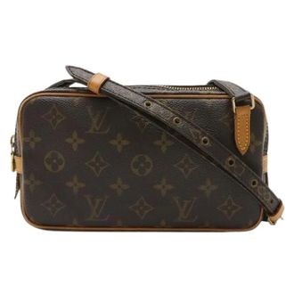 Louis Vuitton Pre-owned Cross Body Bags, female, Brown, Size: ONE SIZE Pre-owned Monogram Shoulder Bag